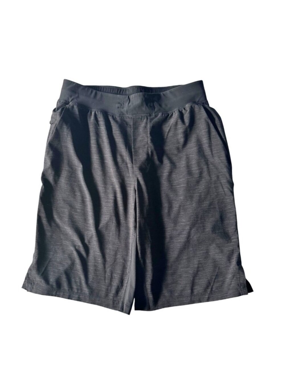 Lululemon Men's Sz M T.H.E. Shorts Heather Gray Athletic Running Gym M7AATSX